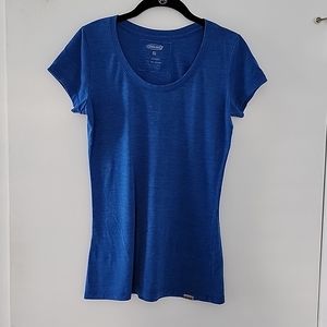 Cariloha heathered blue short sleeve tee